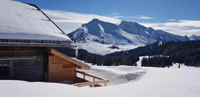 La ferme de Lorette en hiver