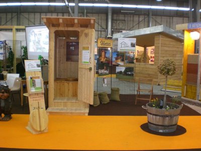 Mon installation lors du salon Naturellia