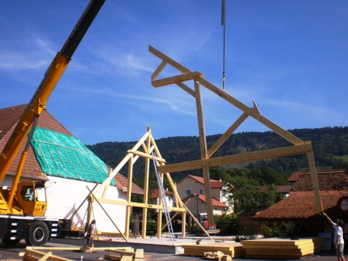 Construction de la maison du pere fouettard