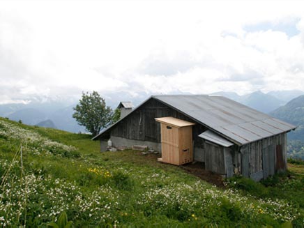 Estive derière le bergerie de Mieussy