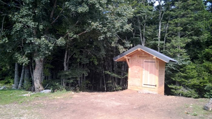 Une deuxième toilette à compost dans le Vercors,