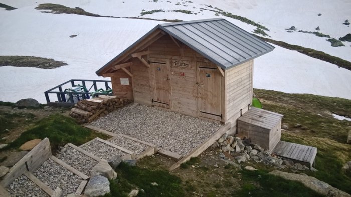 Les toilettes de Presset après travaux