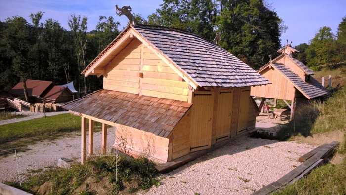 Des Toilettes sèches dans le style Viking